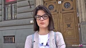 GERMAN SCOUT - 18 Jahre junge Studentin Sara AO Anal gefickt bei echten Found search for nach der Uni