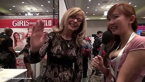 Nina Hartley & Harriet Sugarcookie overhead porn